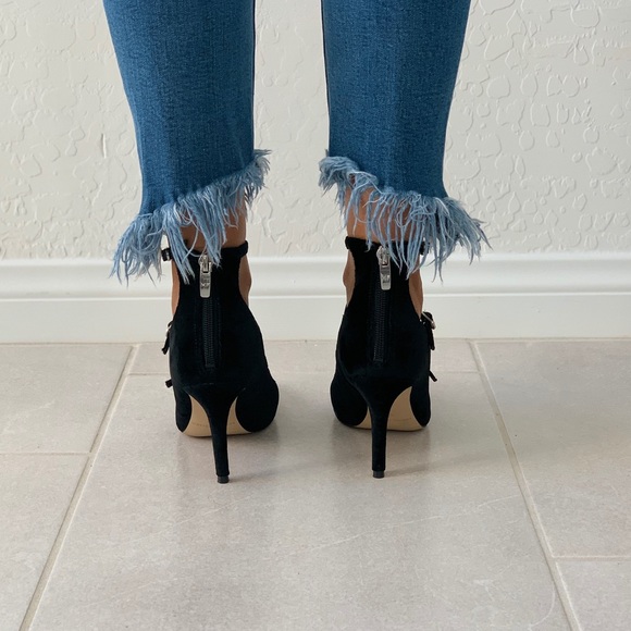 Patent Pointy Toe Lucite Stiletto Pump